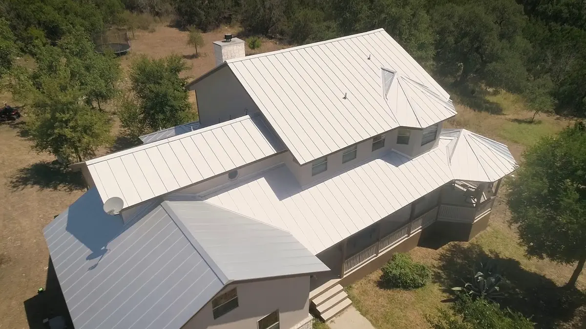Video thumbnail: Standing Seam Metal Roof Completion