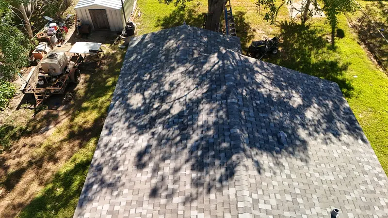 ARP Roofing crew on a completed Coastal Bend residential roof near Corpus Christi.